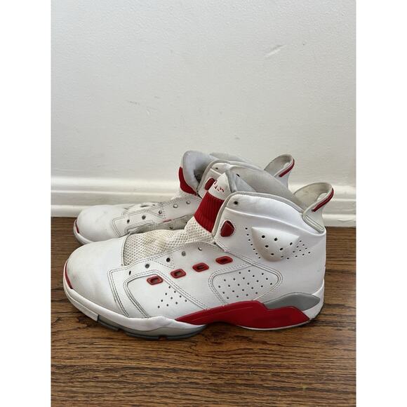 Size 11 - Jordan 6-17-23 White Fire Red No shoelaces And Box main image 6